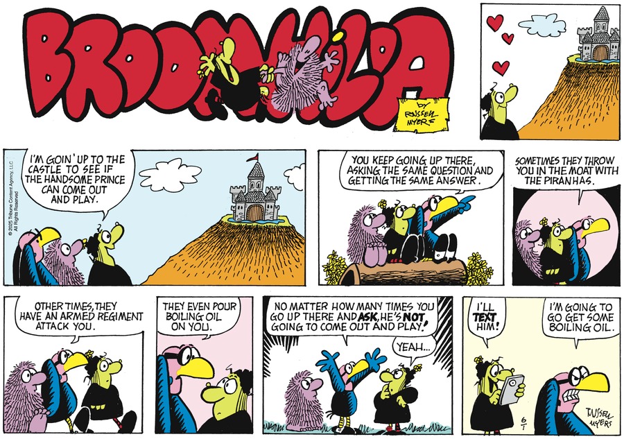 Broom Hilda by Russell Myers on Sun, 01 Jun 2025