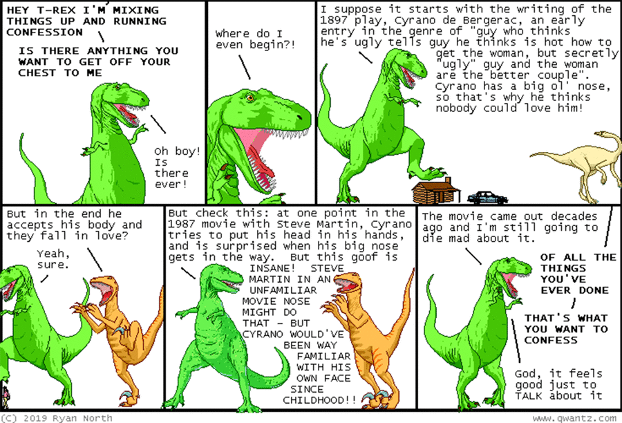 Dinosaur Comics by Ryan North on Fri, 30 May 2025