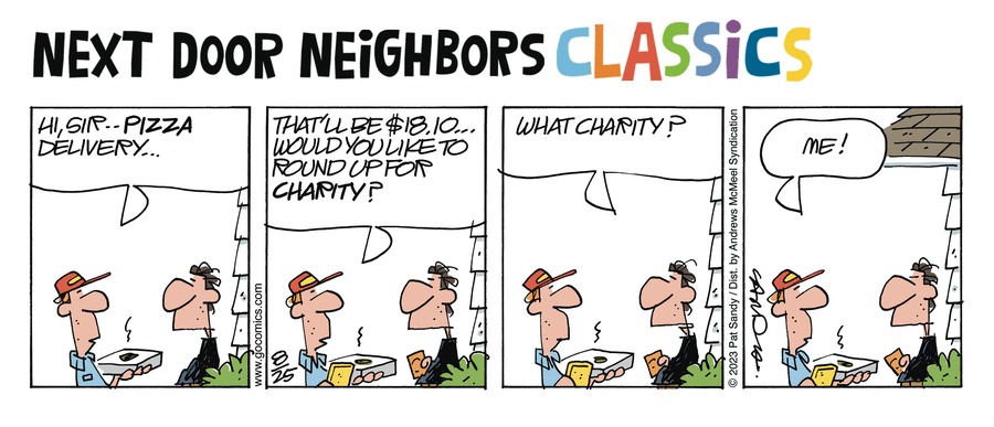 Next Door Neighbors by Pat Sandy on Sat, 12 Apr 2025