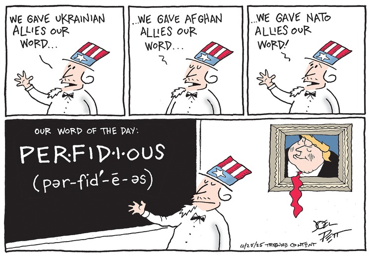 Joel Pett by Joel Pett on Sun, 27 Apr 2025