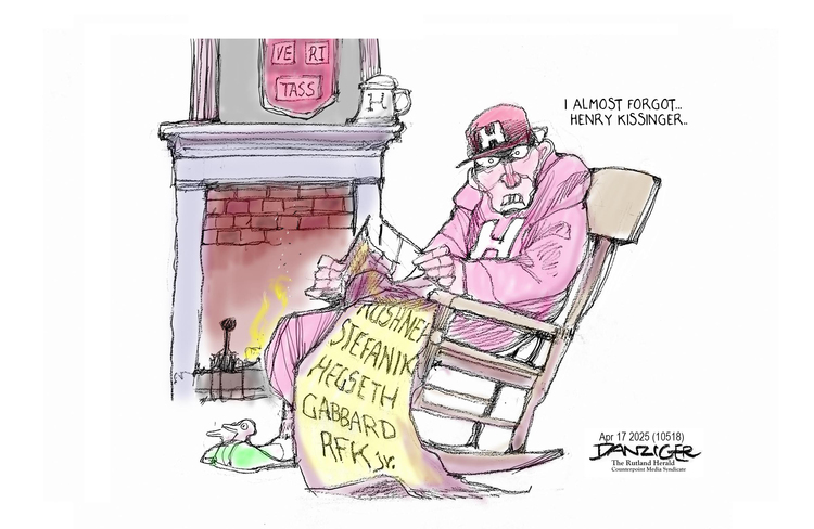 Jeff Danziger by Jeff Danziger on Thu, 17 Apr 2025