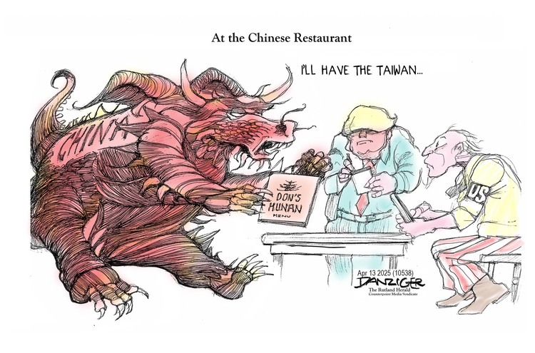Jeff Danziger by Jeff Danziger on Mon, 14 Apr 2025