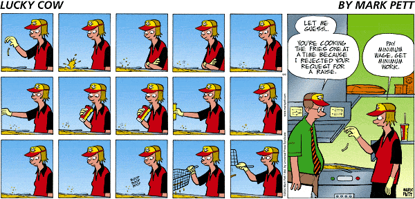 Lucky Cow by Mark Pett on Sun, 08 Jun 2025