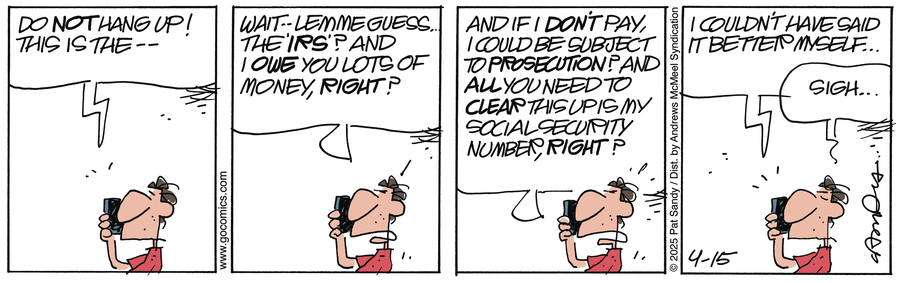 Next Door Neighbors by Pat Sandy on Tue, 15 Apr 2025