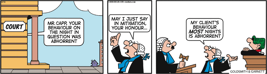 Andy Capp by Reg Smythe on Wed, 18 Jun 2025