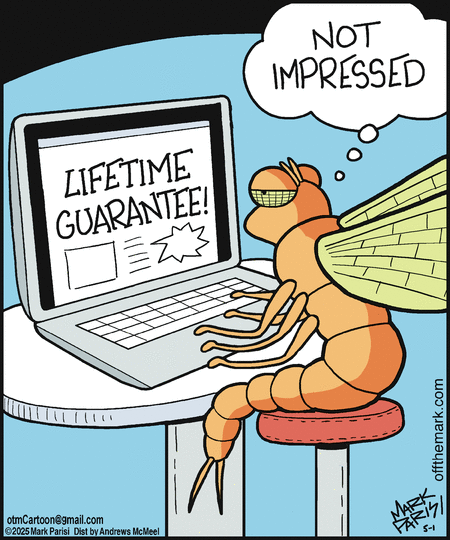 Off the Mark by Mark Parisi on Thu, 01 May 2025