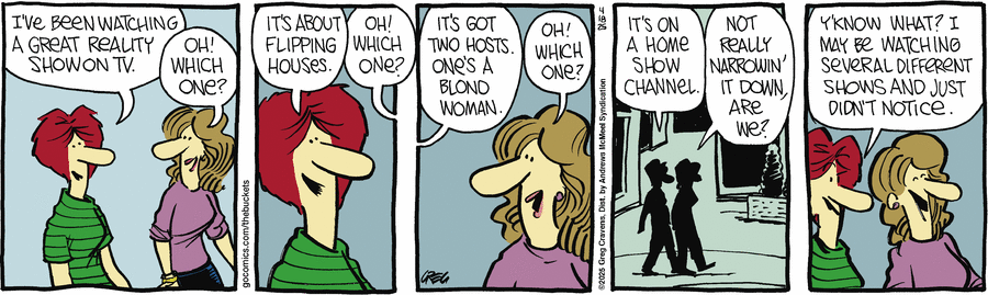 The Buckets by Greg Cravens  on Fri, 18 Apr 2025