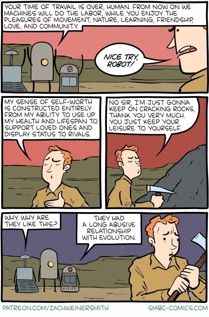Saturday Morning Breakfast Cereal by Zach Weinersmith on Mon, 26 May 2025