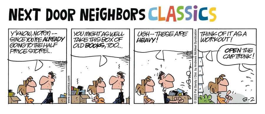 Next Door Neighbors by Pat Sandy on Sun, 20 Apr 2025