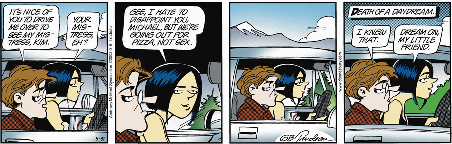 Doonesbury by Garry Trudeau on Sat, 31 May 2025