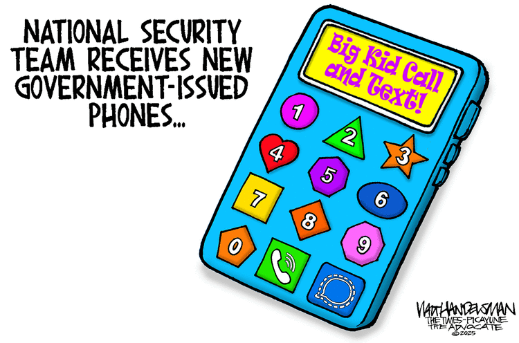 Walt Handelsman by Walt Handelsman on Wed, 26 Mar 2025