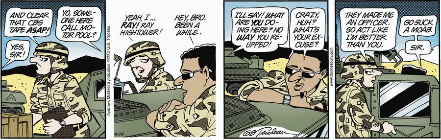 Doonesbury by Garry Trudeau on Mon, 14 Apr 2025