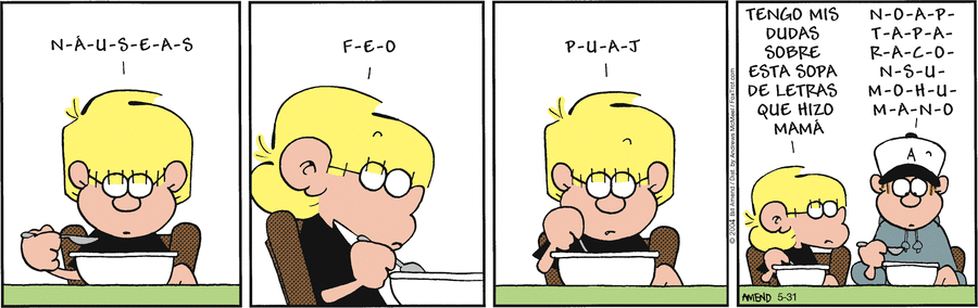 FoxTrot en Español by Bill Amend on Sat, 31 May 2025