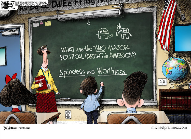 Michael Ramirez by Michael Ramirez on Mon, 28 Apr 2025
