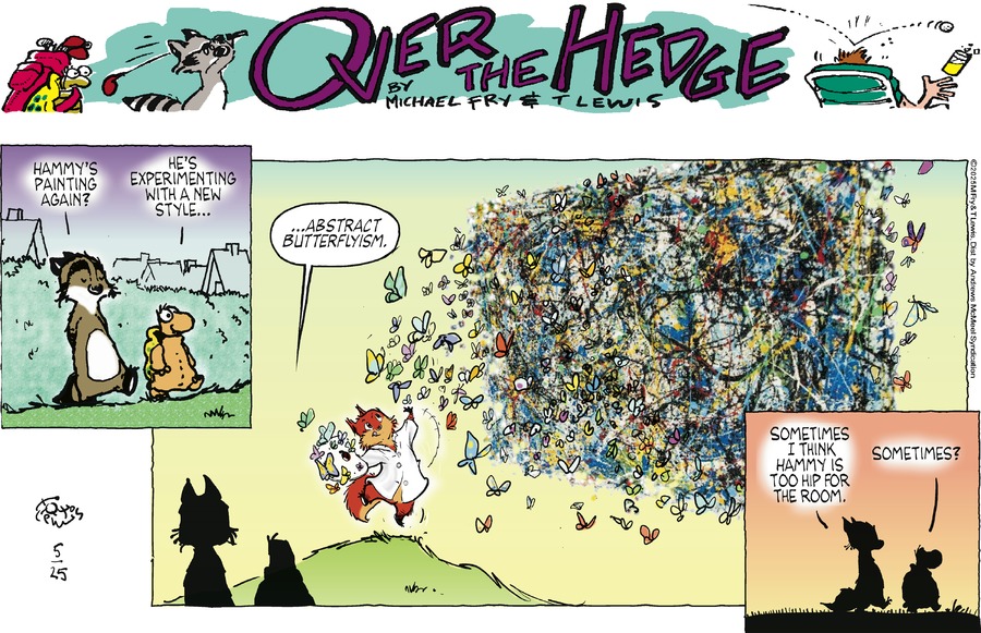 Over the Hedge by Michael Fry and T Lewis on Sun, 25 May 2025