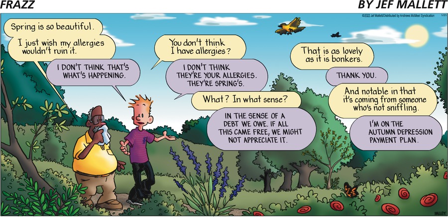 Frazz by Jef Mallett on Sun, 25 May 2025