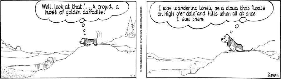 Fred Basset by Alex Graham on Mon, 14 Apr 2025