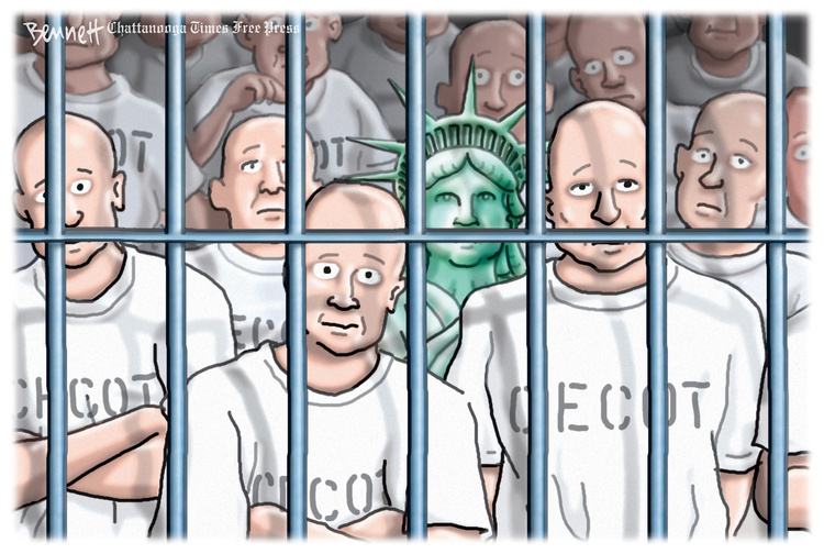 Clay Bennett by Clay Bennett on Fri, 18 Apr 2025