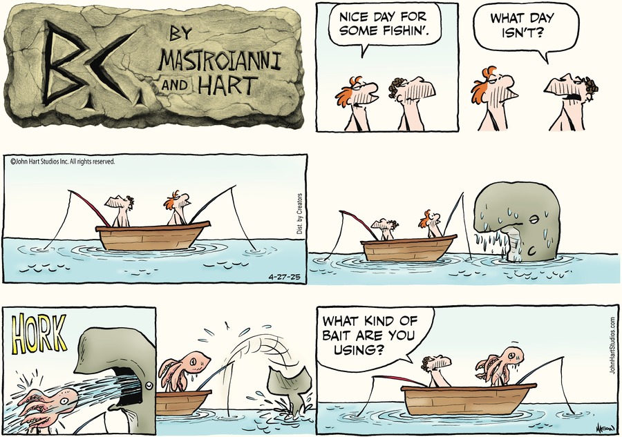 B.C. by Johnny Hart on Sun, 27 Apr 2025