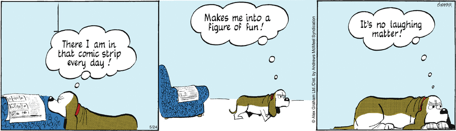 Fred Basset by Alex Graham on Sat, 24 May 2025