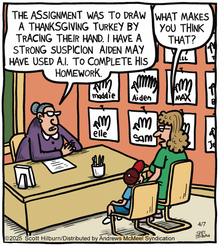 The Argyle Sweater by Scott Hilburn on Mon, 07 Apr 2025