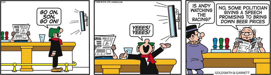 Andy Capp by Reg Smythe on Thu, 29 May 2025