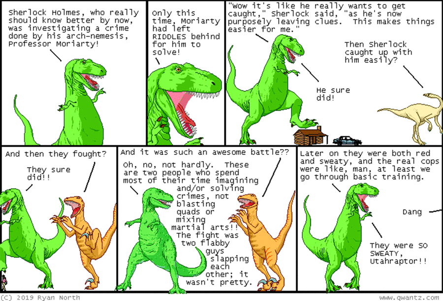 Dinosaur Comics by Ryan North on Tue, 17 Jun 2025