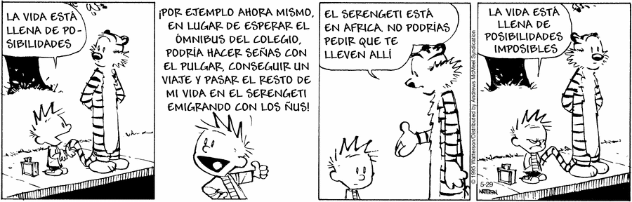 Calvin and Hobbes en Español by Bill Watterson on Thu, 29 May 2025