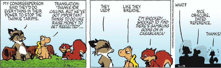 Over the Hedge by Michael Fry and T Lewis on Fri, 18 Apr 2025