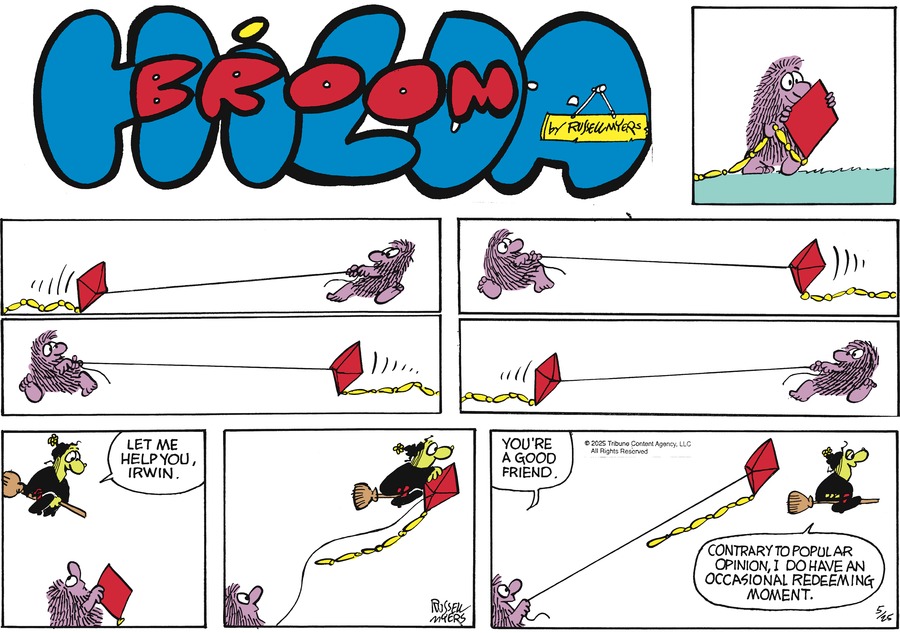 Broom Hilda by Russell Myers on Sun, 25 May 2025