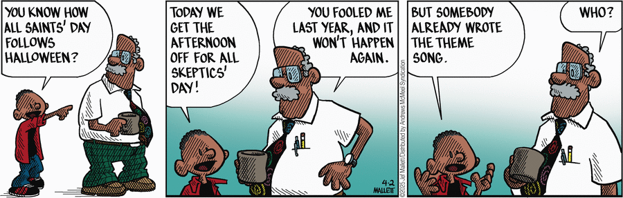 Frazz by Jef Mallett on Wed, 02 Apr 2025
