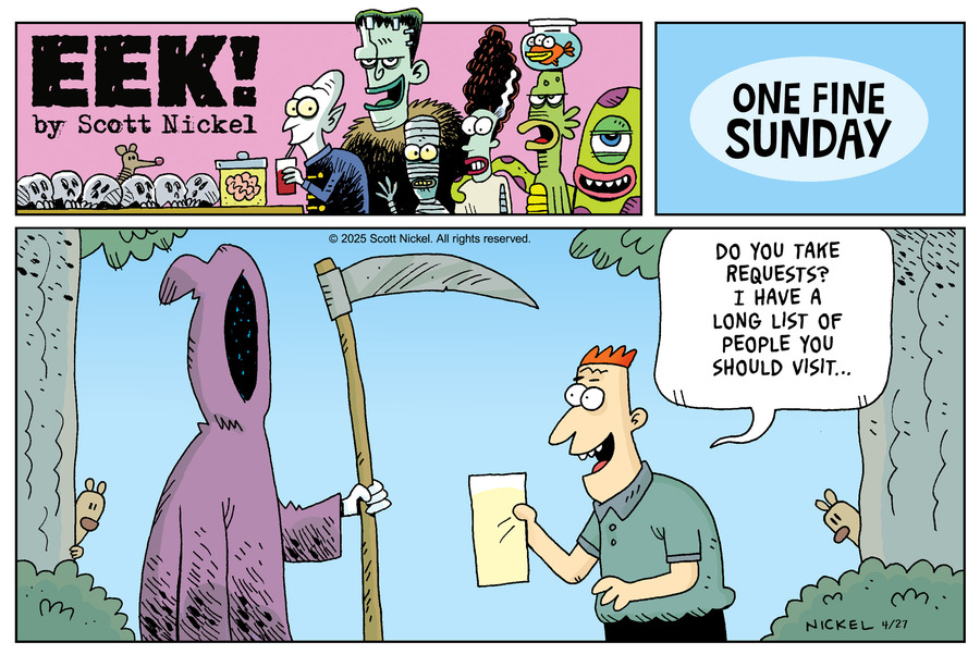 Eek! by Scott Nickel on Sun, 27 Apr 2025