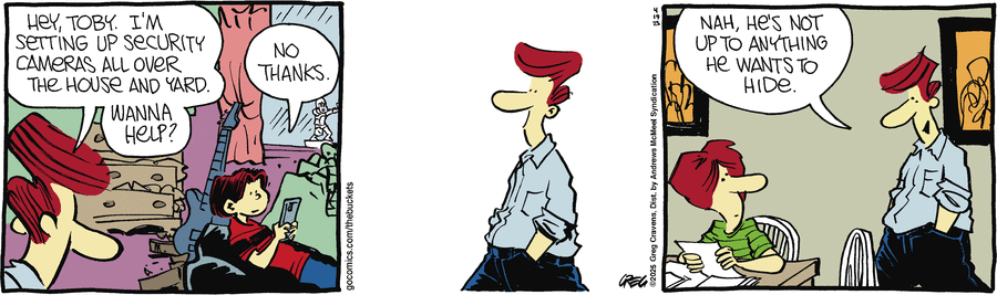 The Buckets by Greg Cravens  on Sat, 19 Apr 2025
