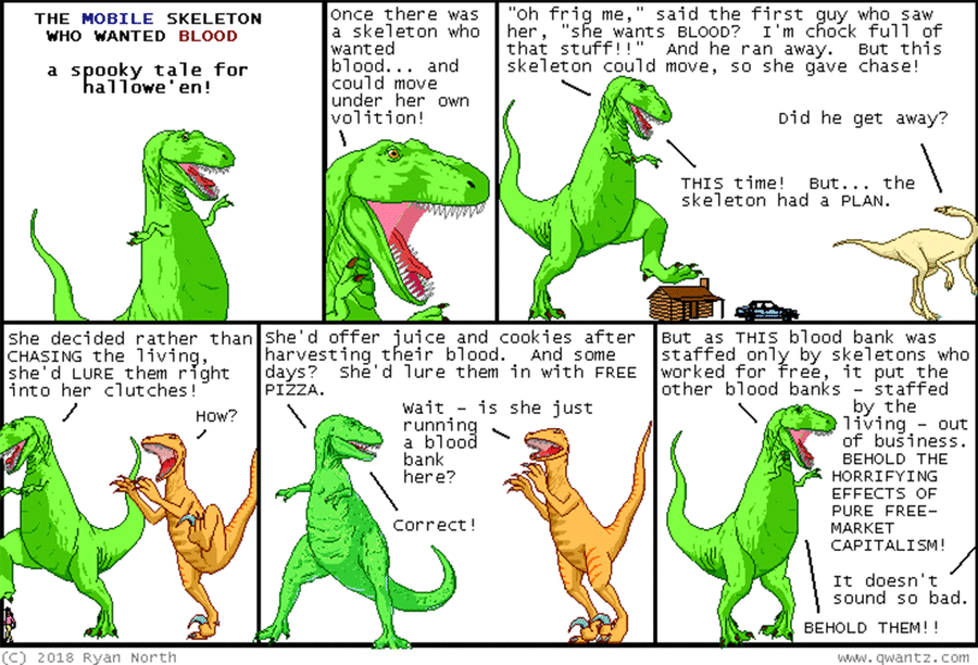 Dinosaur Comics by Ryan North on Mon, 21 Apr 2025
