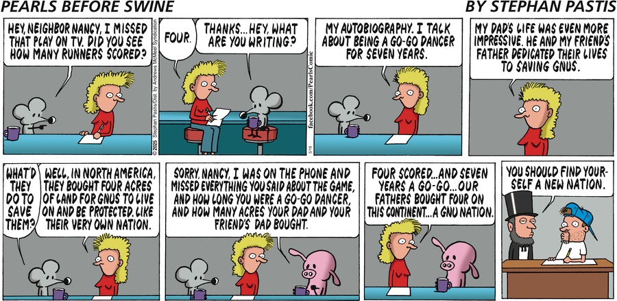 Pearls Before Swine by Stephan Pastis on Sun, 18 May 2025