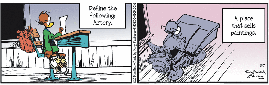 Shoe by Gary Brookins and Susie MacNelly on Wed, 07 May 2025