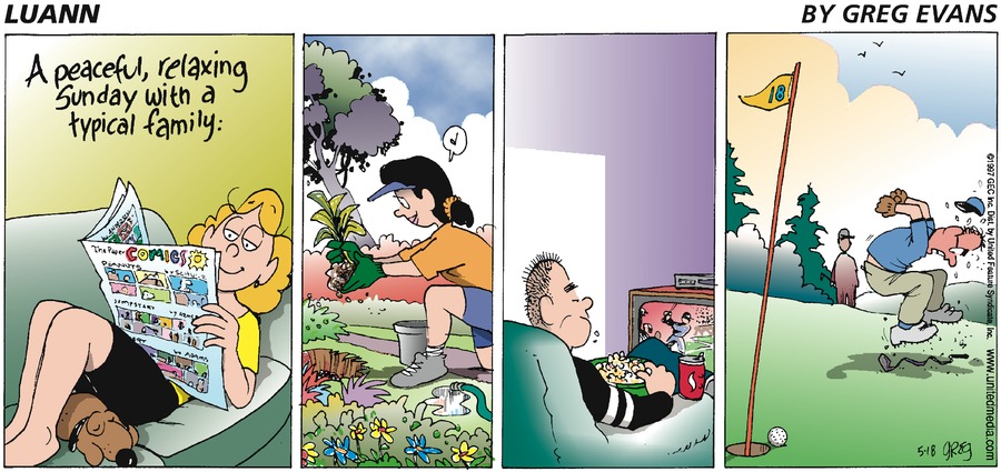 Luann Againn by Greg Evans on Sun, 18 May 2025