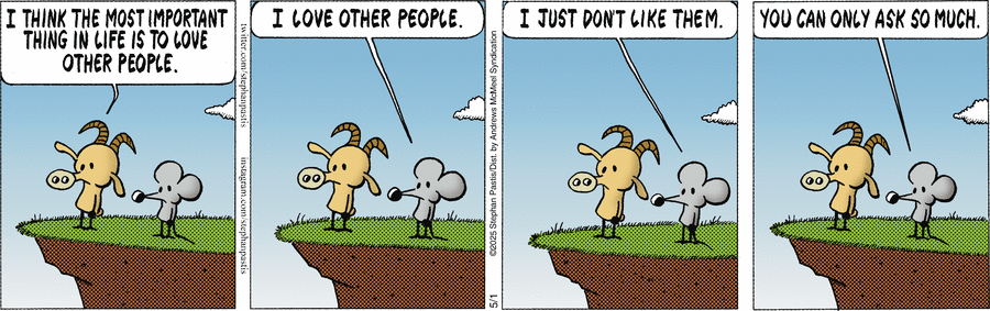 Pearls Before Swine by Stephan Pastis on Thu, 01 May 2025