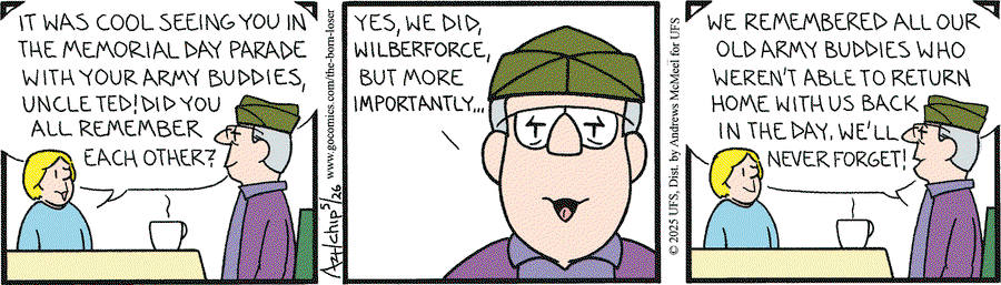 The Born Loser by Chip Sansom for April 15, 2000 | GoComics
