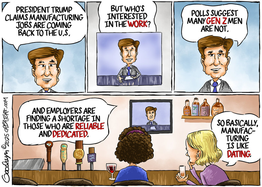 Al Goodwyn Editorial Cartoons by Al Goodwyn for Thu, 10 Apr 2025