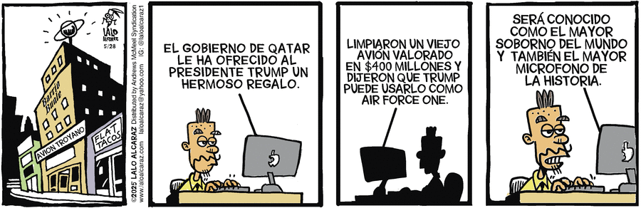 La Cucaracha en Español by Lalo Alcaraz on Wed, 28 May 2025