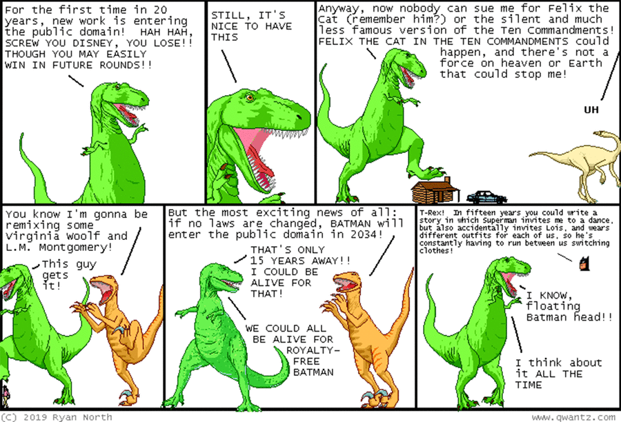 Dinosaur Comics by Ryan North on Wed, 28 May 2025