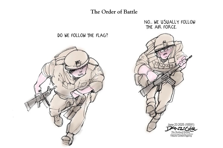 Jeff Danziger by Jeff Danziger on Mon, 23 Jun 2025