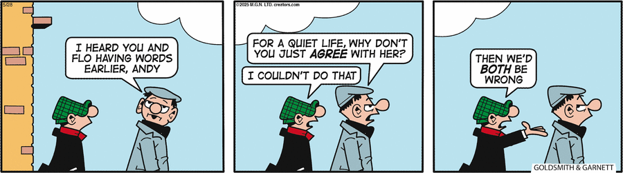 Andy Capp by Reg Smythe on Wed, 28 May 2025