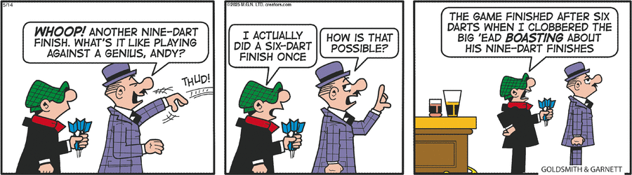Andy Capp by Reg Smythe on Wed, 14 May 2025
