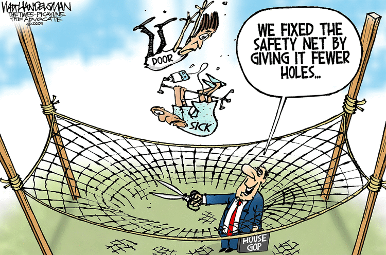 Walt Handelsman by Walt Handelsman on Wed, 28 May 2025