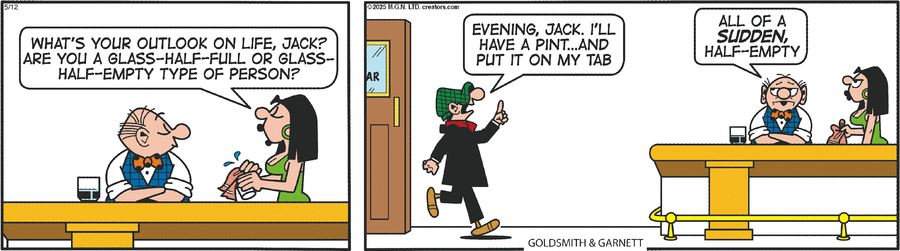 Andy Capp by Reg Smythe on Mon, 12 May 2025