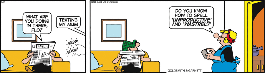 Andy Capp by Reg Smythe on Sat, 31 May 2025