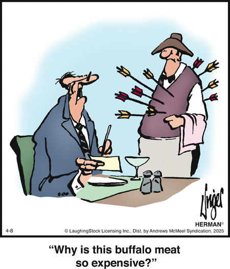 Herman by Jim Unger on Tue, 08 Apr 2025