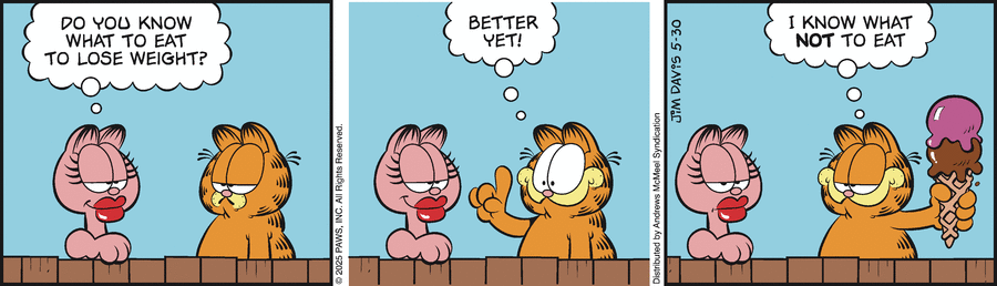 Garfield by Jim Davis on Fri, 30 May 2025